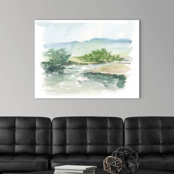 Spring Watercolor Sketch V - Canvas Wall Art, 40x30, Great Big Canvas