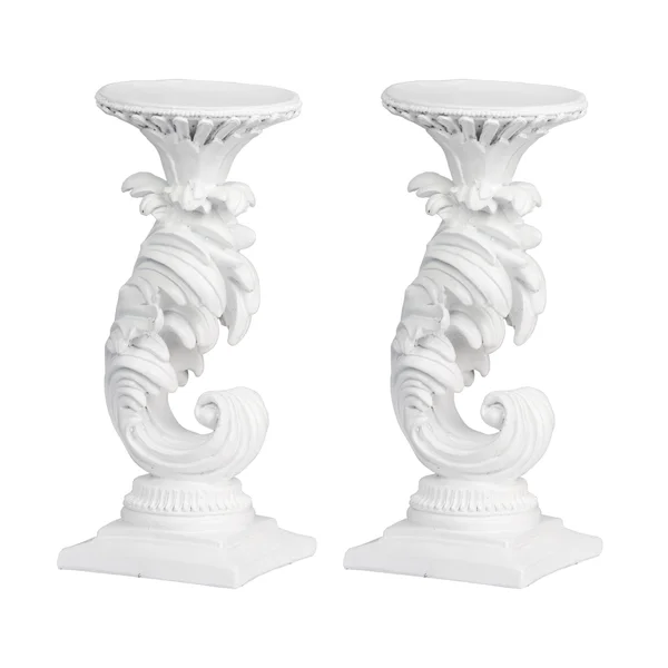 A & B Home Mermaid Candle Holder - Set of 2, 4" x 4" x 10"