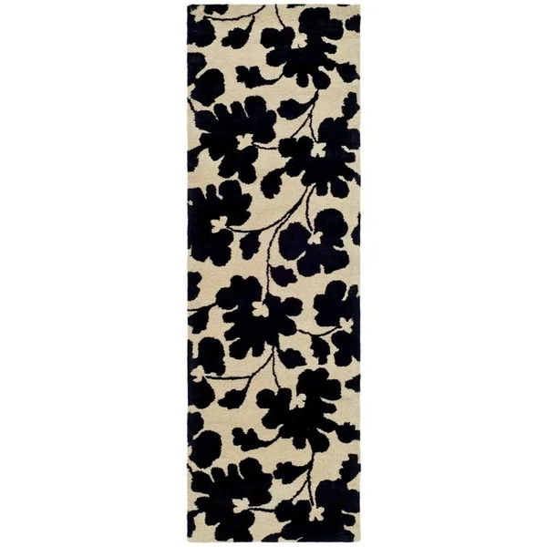 Safavieh Soho SOH419A Area Rug - Beige/Black, Size: 2 x 3 ft.