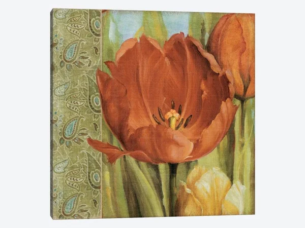 Lisa Audit Canvas Art Picture - Tulip Paisley