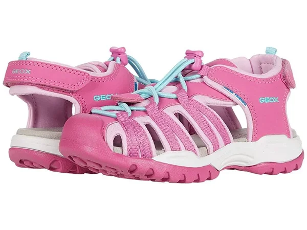 Geox Shoes Borealis Girl Fuchsia and Pink, Size 3.5