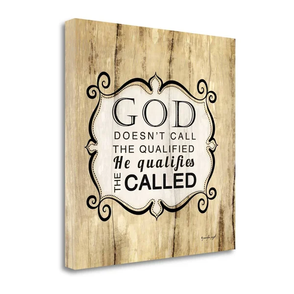 Tangletown Fine Art God qualifies The Called by Jennifer Pugh Giclee Print on Gallery Wrap Canvas - 20x22 x 20x22 - Multi