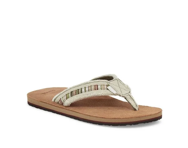 Sanuk Men's Fraid So Sandals - Natural - 9