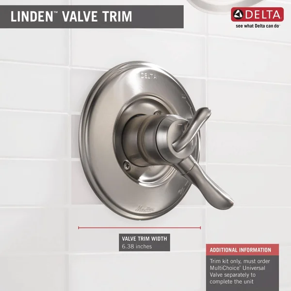Delta T17094-CZ Linden Monitor 17 Series Valve Only Trim, Champagne Bronze