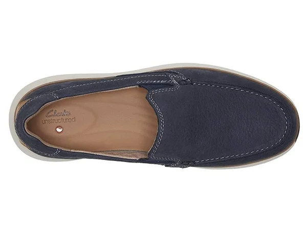 Clarks Un Pilot Step Navy Nubuck, Men's, Size: 11, Blue