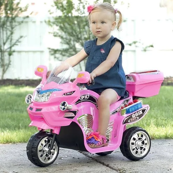 Lil& Rider 3 Wheel Battery Powered FX Sport Bike - Orange