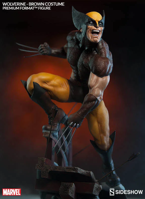 Wolverine - Brown Costume Marvel Premium Format Figure