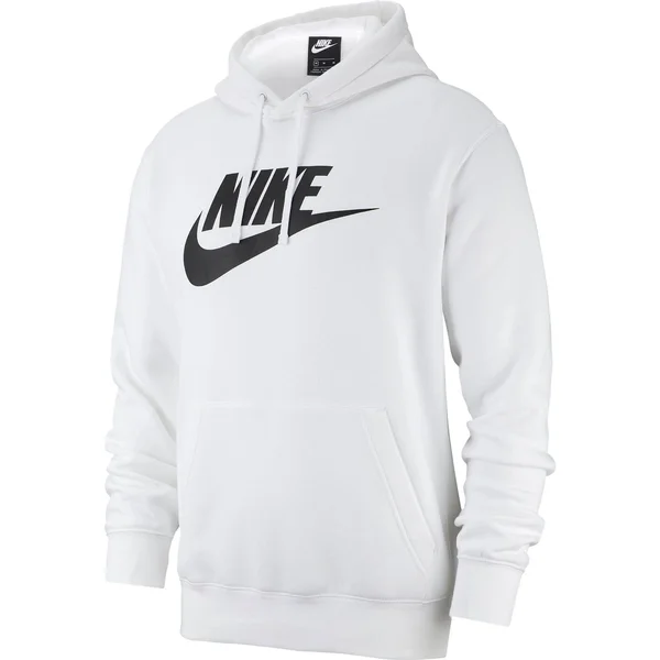Nike Men's Sportswear Club Fleece Hoodie - White