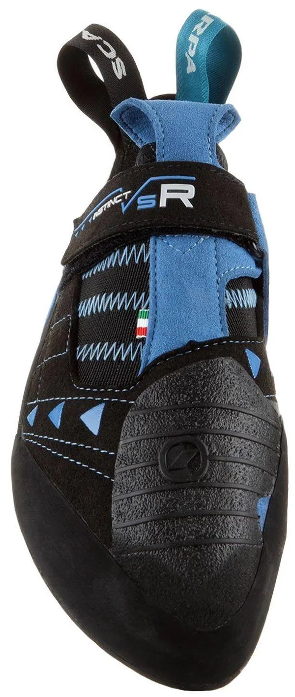 Scarpa Instinct VSR Climbing Shoe - 40.5 - Black/Azure