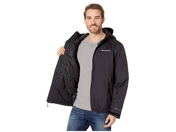 Columbia Men's Top Pine Insulated Rain Jacket - Large - Black
