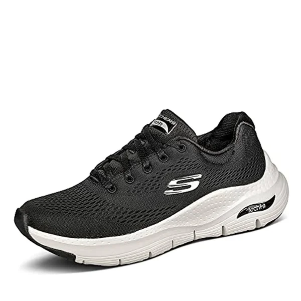 Skechers Women's Arch Fit – Big Appeal - Black/White 7.5 W Wide