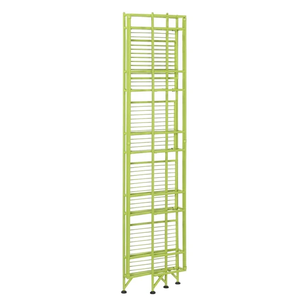 Porch & den Ferdinand 5-Tier Folding Shelf - White