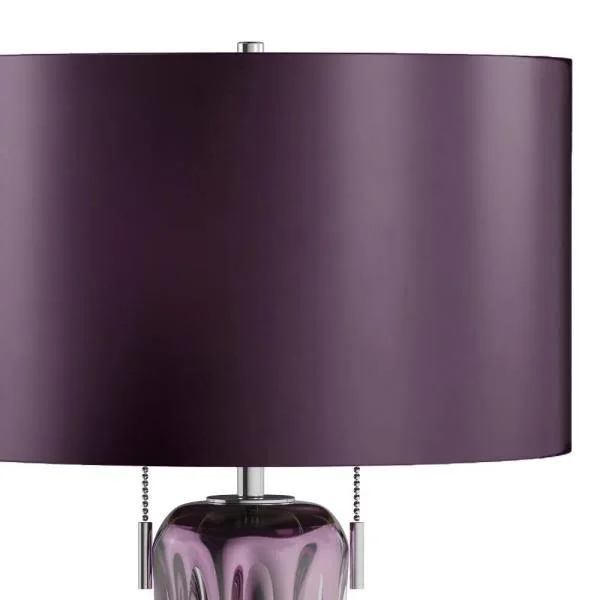Dimond D2661 Ferrara Free Blown Glass Table Lamp in Purple