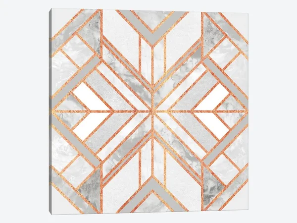 Elisabeth Fredriksson Canvas Art Prints - Marble Dream ( Decorative Elements > Patterns > Geometric Patterns art)