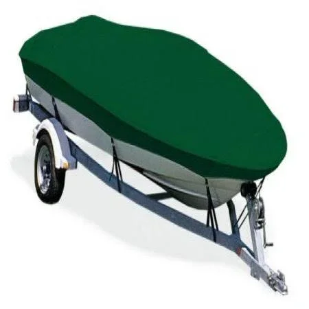 Taylor Made Products Trailerite Semi-Custom Boat Cover for V-Hull Fishing Boats with Outboard Motor Without Hood (17&5x22 to 18&