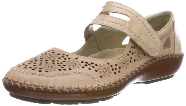 Rieker 44875-31 Rose Leather 38 EU Mary Jane Bar Shoes