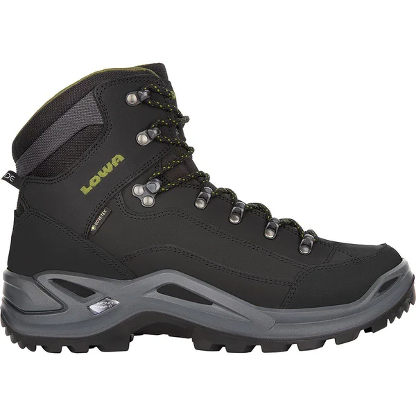 Lowa Renegade GTX Mid Hiking Boot - Men's Black/Olive - 11.0