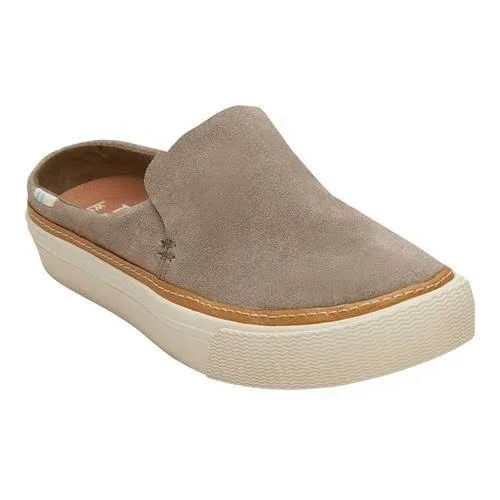 Toms Women's Sunrise Mule - Size: 6.5, Desert Taupe Suede