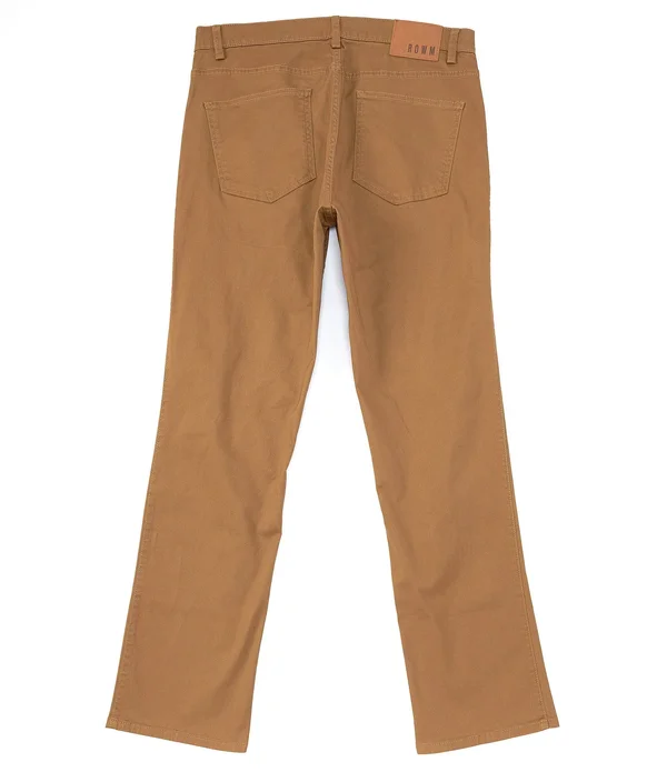 Rowm 5-Pocket Stretch Twill Pants, Mens, 32 34, Camel - Dillard&s Exclusive