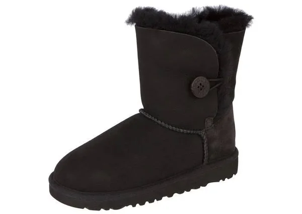 Kids Bailey Button Black Ugg