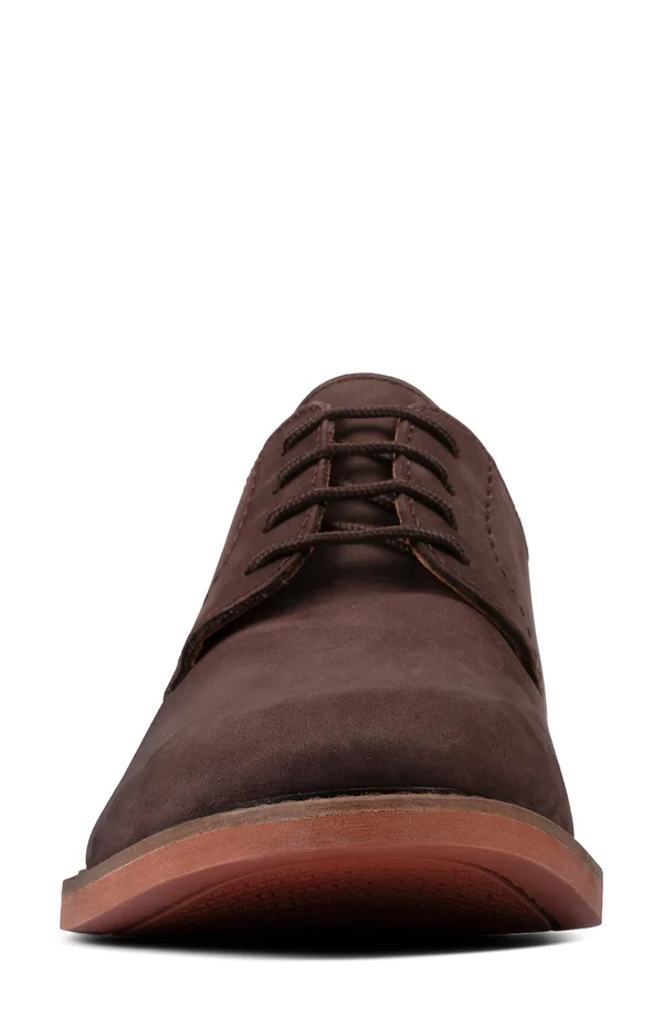Clarks Atticus Lace Men's Shoes Dark Brown Suede : 8 D