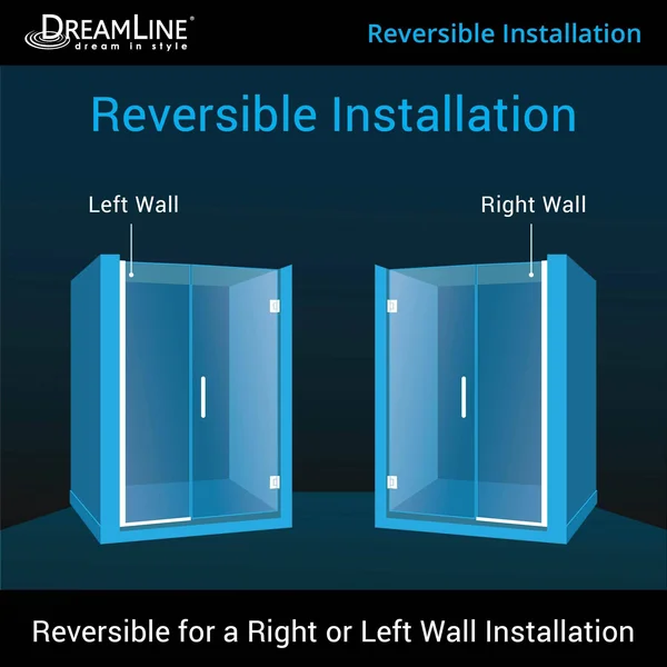 DreamLine SHDR-243757210-06 Unidoor Plus 37-1/2 to 38 in. W x 72 in. H Hinged Shower DOOR - Oil Rubbed Bronze Finish Hardware
