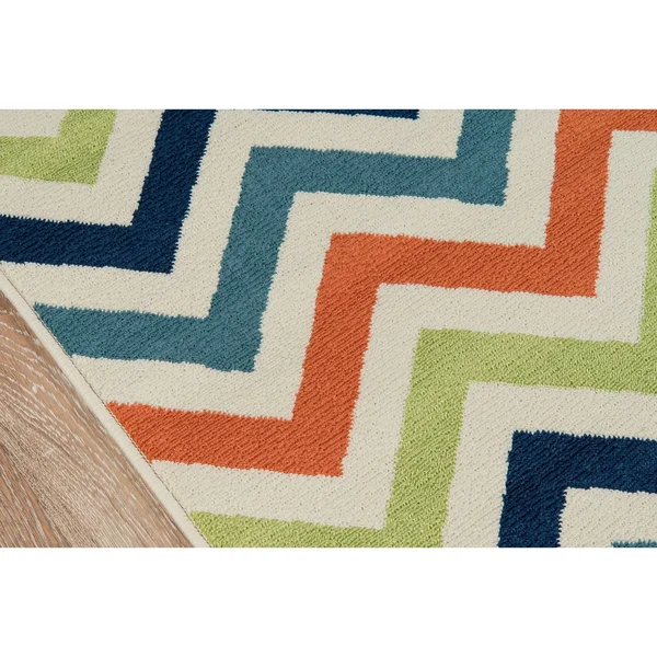 Momeni Baja Area Rug, Navy, 7&10x22 x 10&10x22