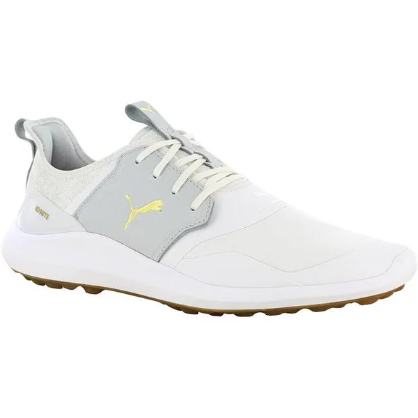 Puma Ignite NXT Crafted Spikeless Golf Shoes - Puma White/High Rise - Size: 10.5 M
