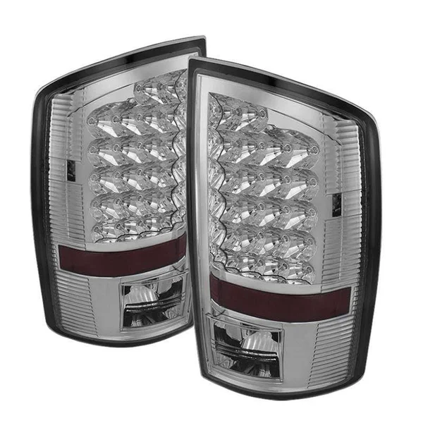 Xtune Dodge Ram 07-08 1500 - Ram 07-09 2500/3500 LED Tail Lights Chrome ALT-JH-DR07-LED-C