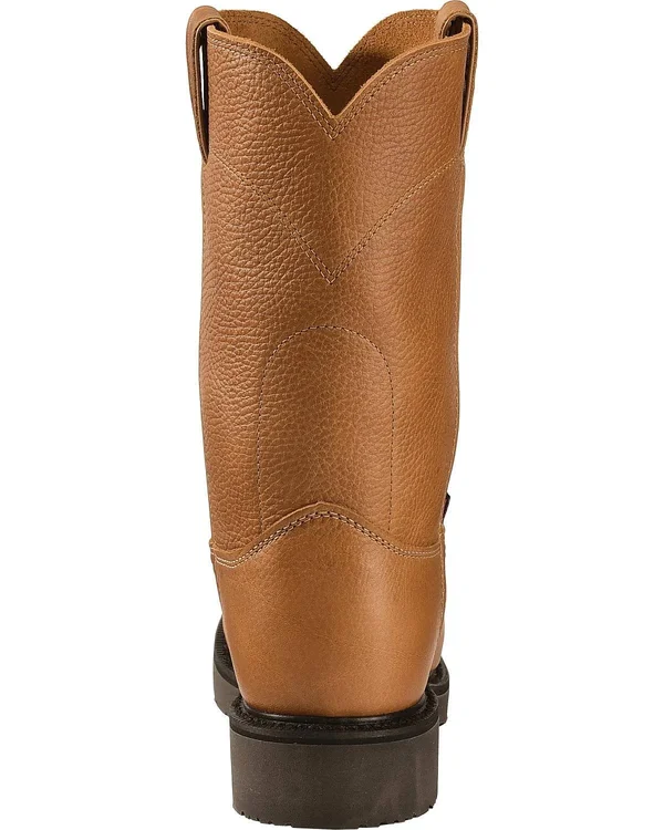 Justin Original Men's Conductor Wellington Work Boots - Copper