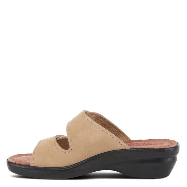 Flexus Women S Aditi Black Slide Sandal