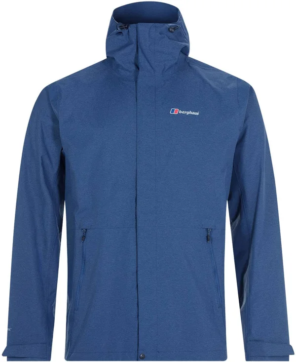 Berghaus Alluvion Mens HydroShell Waterproof Jacket Deep Water XXL