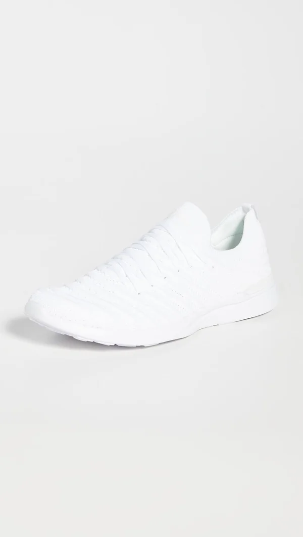 APL Men's TechLoom Wave White Shoes in Size 8, Athletic Propulsion Labs
