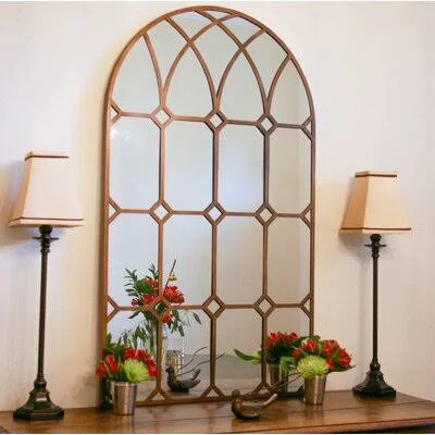 Aliz Cathedral Arched Pane Accent Mirror