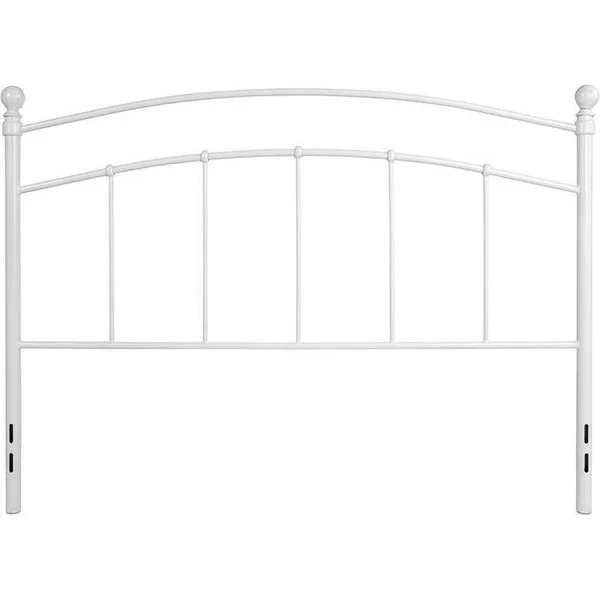 Queen Woodstock Decorative Metal Headboard White - Riverstone Furniture
