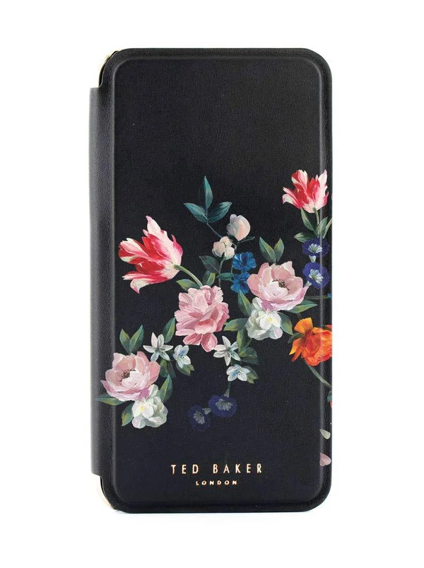 Ted Baker SKYLIA Mirror Case for iPhone 11 - Sandalwood - Black Silver