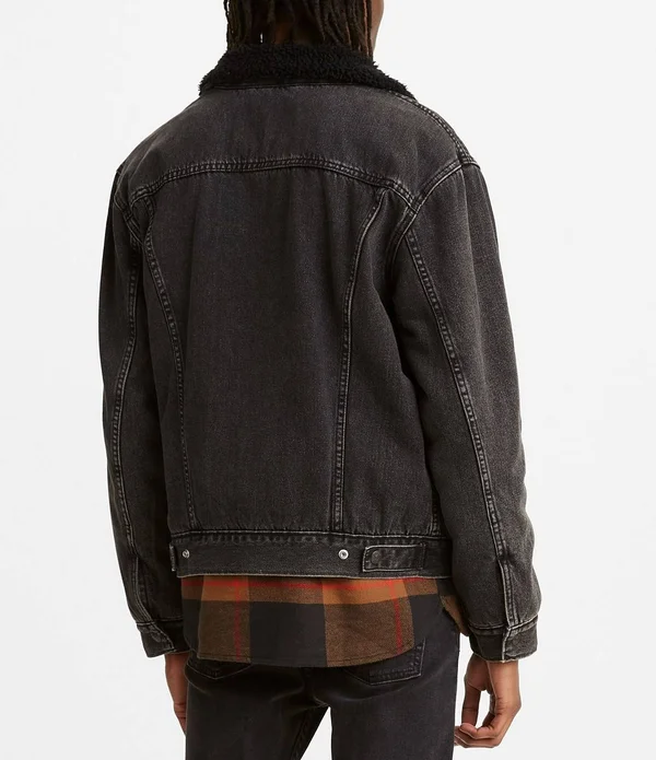 Levi&s Sherpa Trucker Jacket - Men's - Thyme 2XL