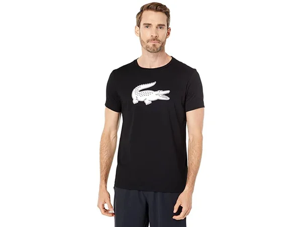 Lacoste Men's Sport Short Sleeve Ultra Dry Croc Graphic T-Shirt