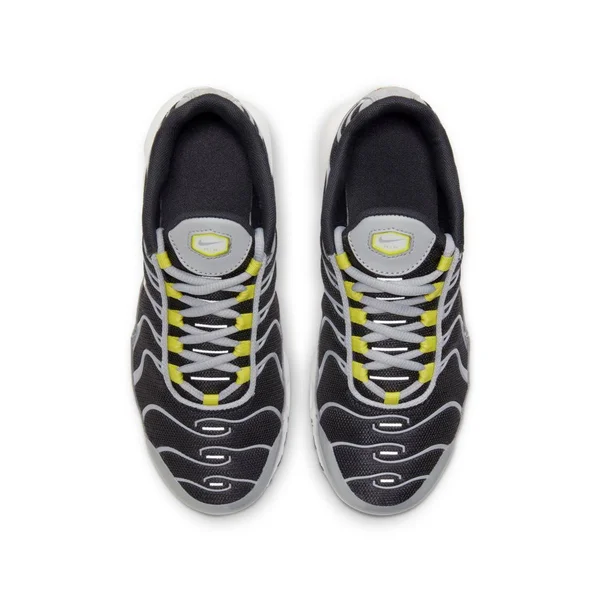 Nike Air Max Plus Big Kids& Shoes in Grey - Size: 4Y, CD0609-013