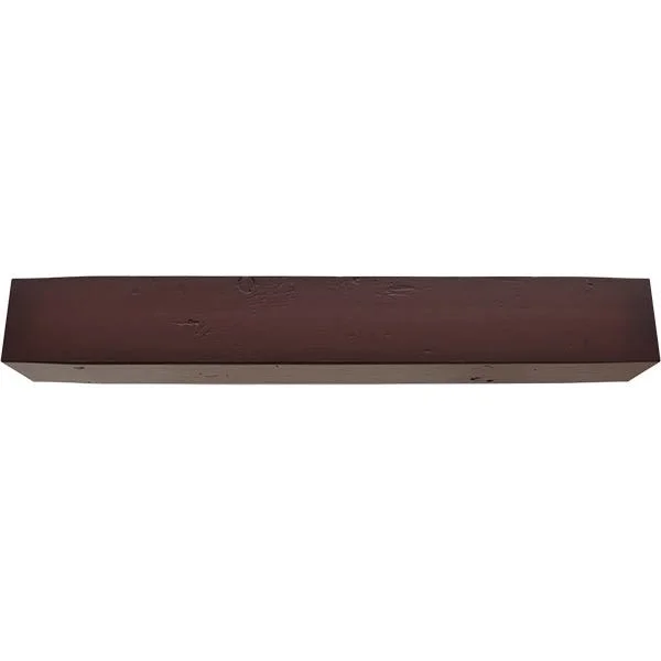 Ekena Millwork MANUKP04X06X60ZY 4x22H x 6x22D x 60x22W Knotty Pine Faux Wood Fireplace Mantel - Premium Cherry