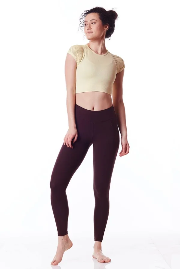 Green Apple Mya Bamboo Legging Womens Active Organic Yoga Leggings