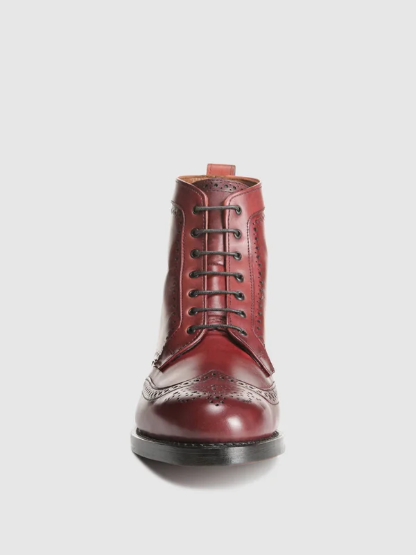 Men's Allen Edmonds Dalton Wingtip Boot 3180220 - 11.5 D, Oxblood