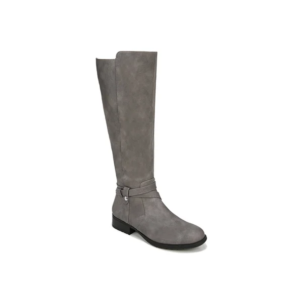 LifeStride Xtrovert Women's Riding Boots, Size: 7 Wide, Grey