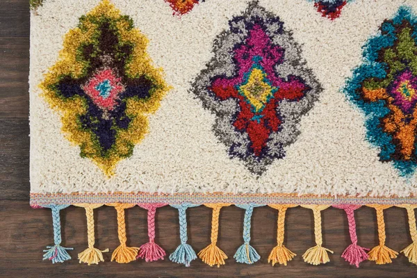 Nourison Moroccan Casbah MCB06 Area Rug - Ivory/Multicolor, 2&3x22 x 8&