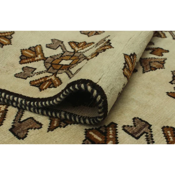 Semi Antique BASHIRA Beige/Brown Rug - 2&4x22 x 5&8x22