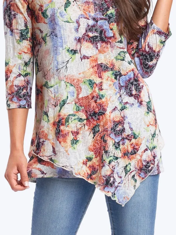 Becki Cotton Burnout Devon Tunic- Wash - Xs