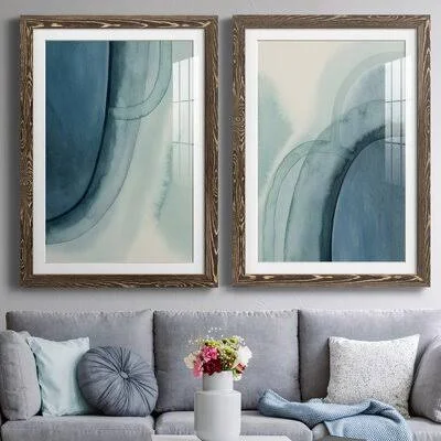 Spools IPremium Framed Print - Ready to Hang Ivy Bronx Format: Walnut Framed Paper - Matte Color: White, Size: 43.5x22 H x 31.5x2