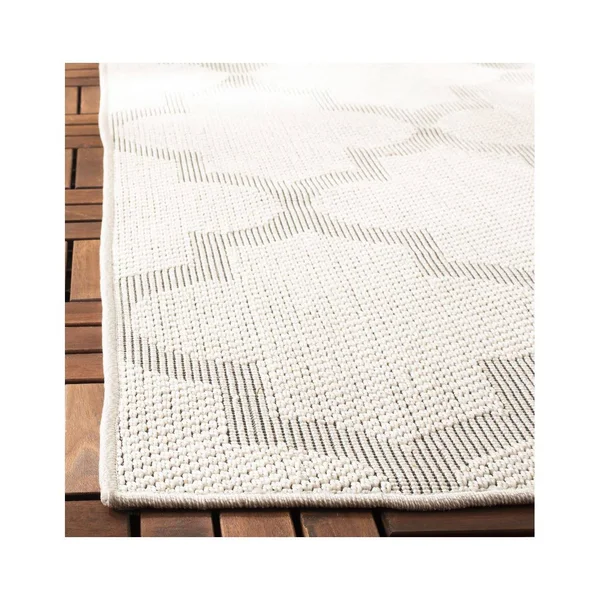 Safavieh Bermuda BMU804A 6&7x22 x 6&7x22 Round Ivory, Light Grey Area Rug