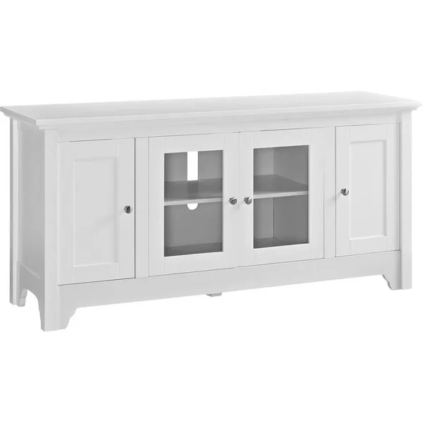 Walker Edison Furniture TV Cabinet for Most TVs Up to 55x22 White