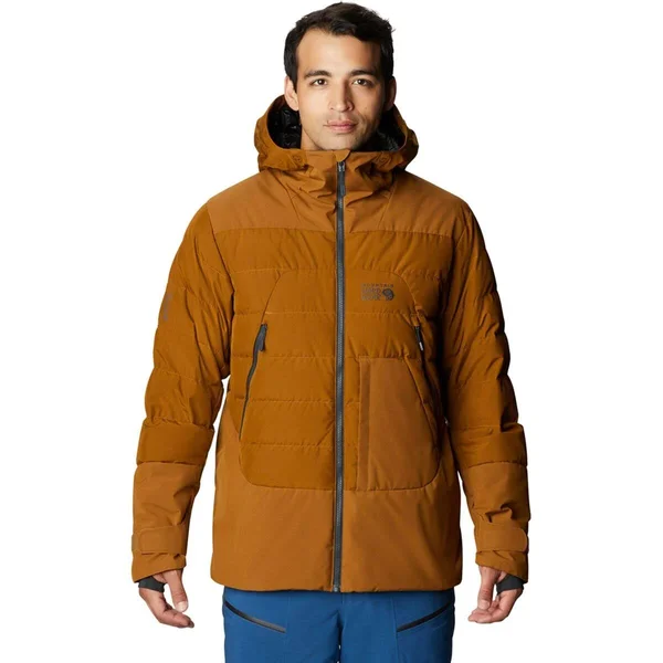 Mountain Hardwear Direct North GTX Windstopper Down Jacket - Men's Golden Brown - XL